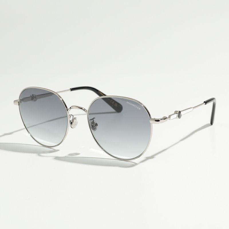 新品 MONCLER オーバル サングラス ⭐︎ メタルフレーム　グレーレンズ MONCLER（モンクレール） サングラス ML0236K メンズ ラウンド型
