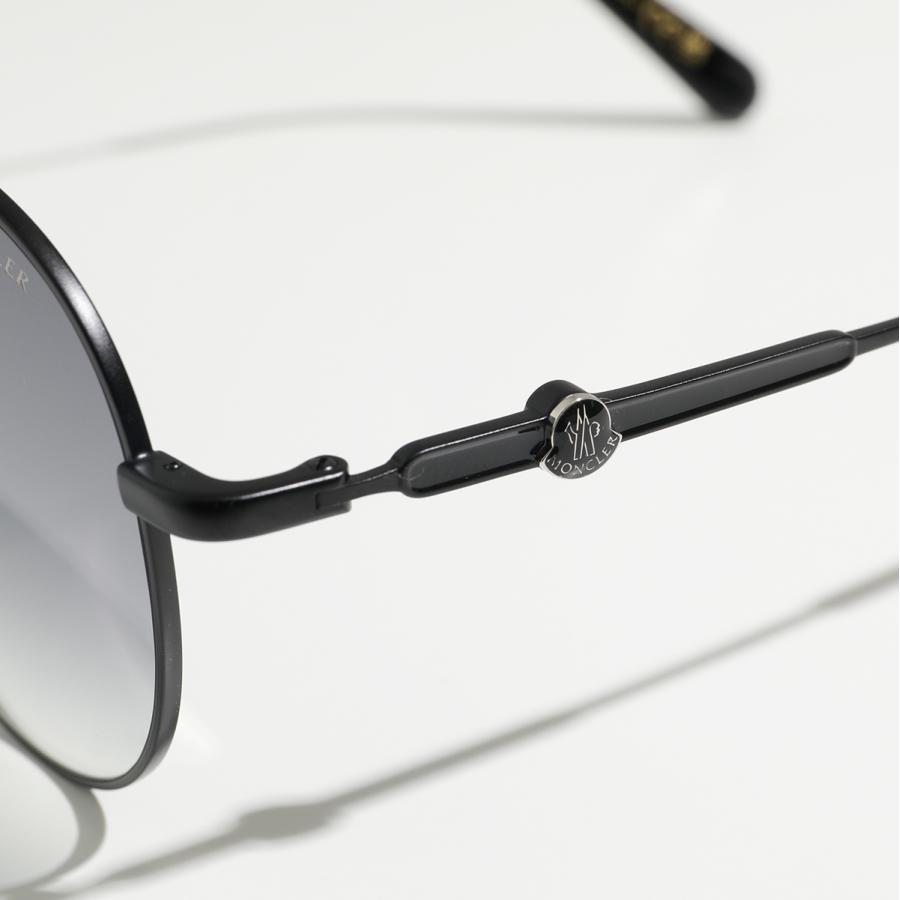 MONCLER ラウンドフレーム メガネ ブラック MONCLER（モンクレール） サングラス ML0233K レディース ラウンド型