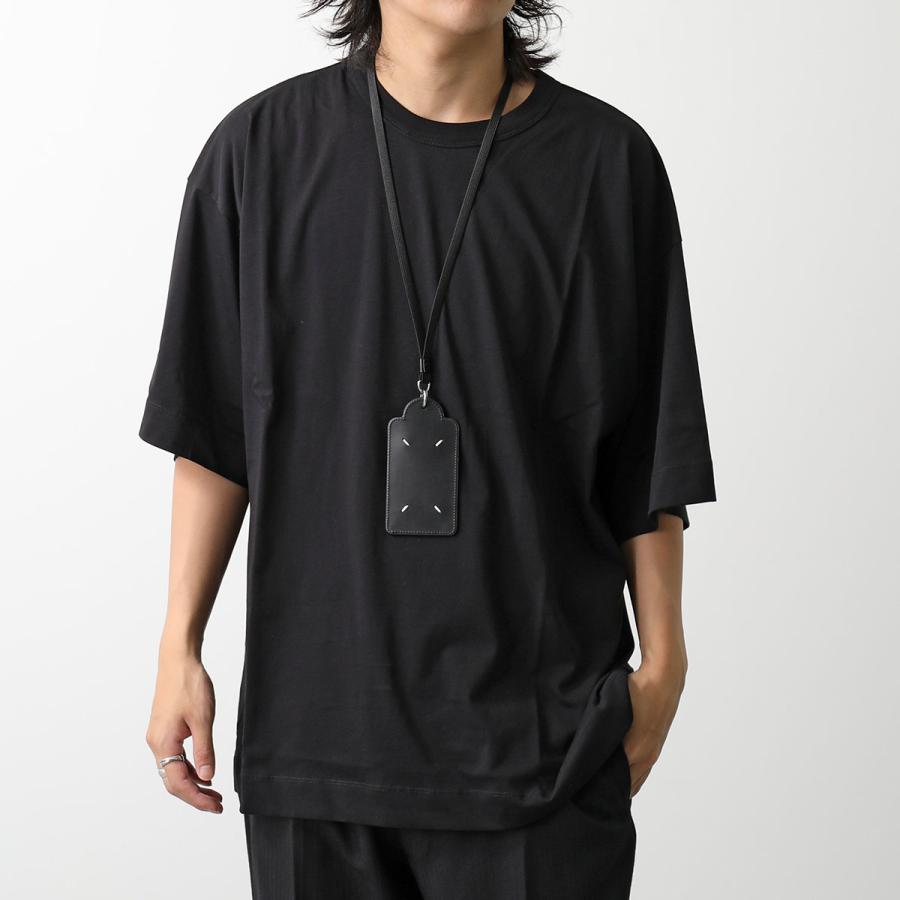 MM6 Maison Margiela: ブラック フィッシャーマンズリブ アーム