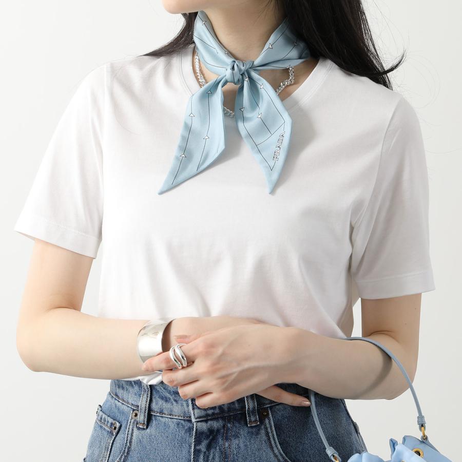PRADA プラダ スカーフ 1FF008 2DTR レディース プリントツイル シルク 