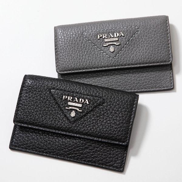PRADA プラダ カードケース 2MF028 2BBE メンズ レザー パスケース 