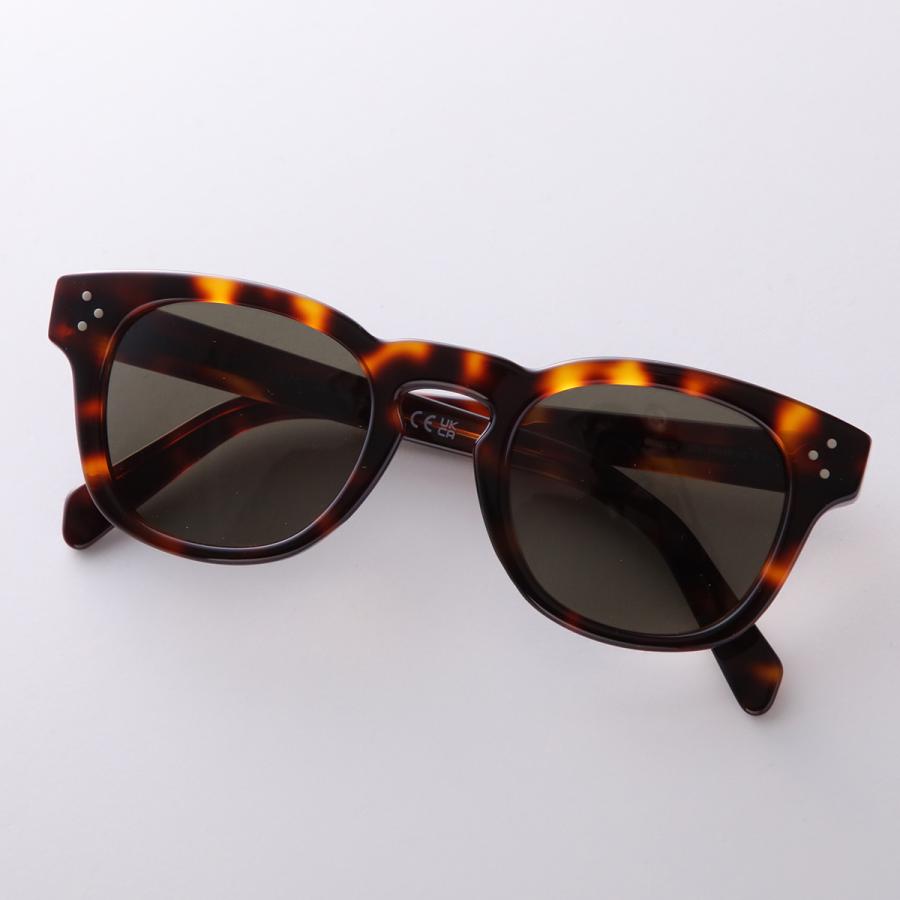 CELINE セリーヌ サングラス CL40233I 01A 4S233CPLB.38NO レディース ウェリントン型 ボストン型 メガネ 眼鏡 ロゴ セルフレーム アイウェア カラー2色の画像