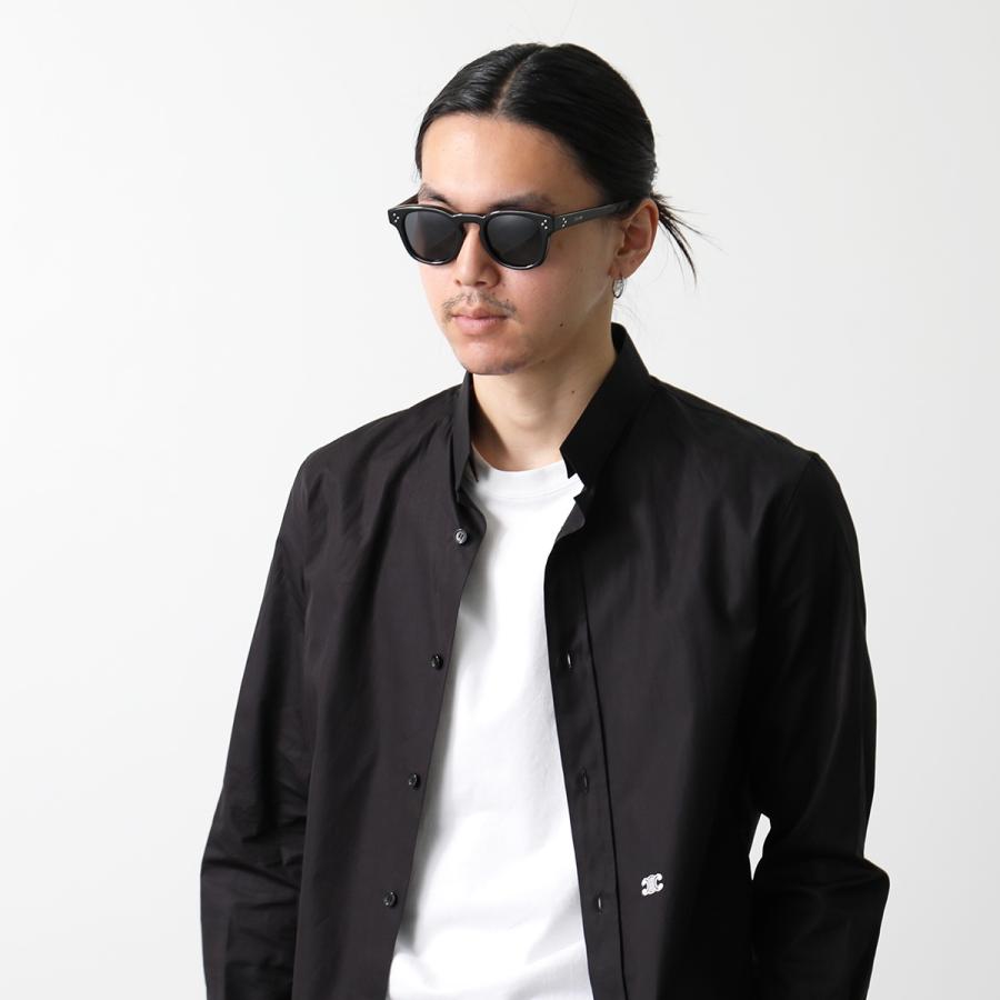 CELINE セリーヌ サングラス CL40233I 01A 4S233CPLB.38NO レディース ウェリントン型 ボストン型 メガネ 眼鏡 ロゴ セルフレーム アイウェア カラー2色の画像