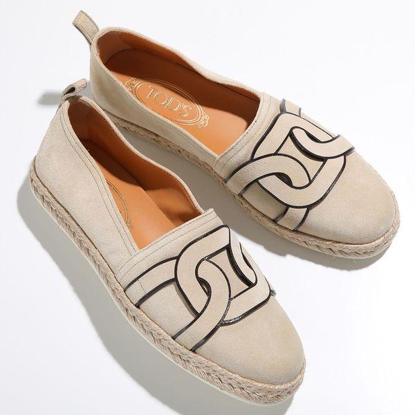 TOD'S トッズ サンダル シューズ ケイト ロゴ エスパドリーユ 24.5 TOD'S（トッズ） TODS エスパドリーユ KATE ケイト XXW66B0GT90M8W