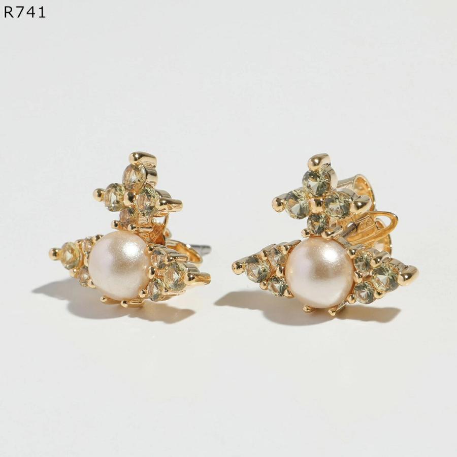 Vivienne Westwood ヴィヴィアンウエストウッド ピアス FEODORA フェオドラ 6201034Y レディース オーブ パール クリスタル装飾の画像