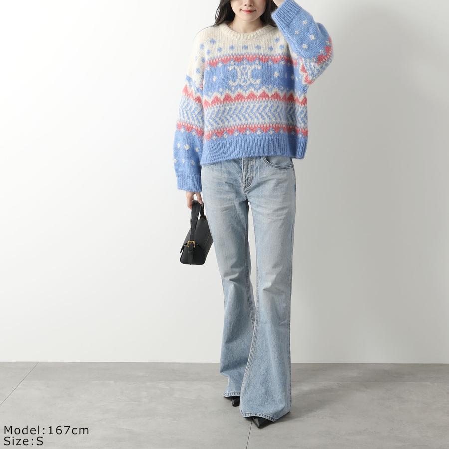 CELINE セリーヌ ニット 2AE0K804X.05LB レディース セーター CELINE セリーヌ ニット 2AE0K804X.05LB レディース セーター