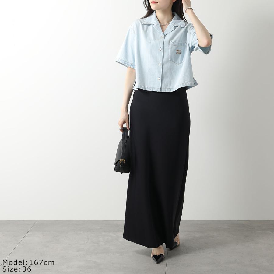 miu MIUMIU ミュウミュウ デニム シャツ GWC107 14HY レディース miu MIUMIU ミュウミュウ デニム シャツ GWC107 14HY レディース