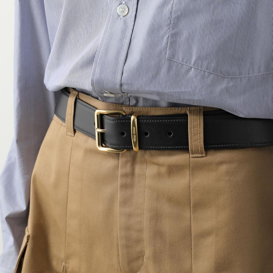 miu miu（ミュウミュウ） ベルト 5CC536 2AIX 5CC536 EFX レディース