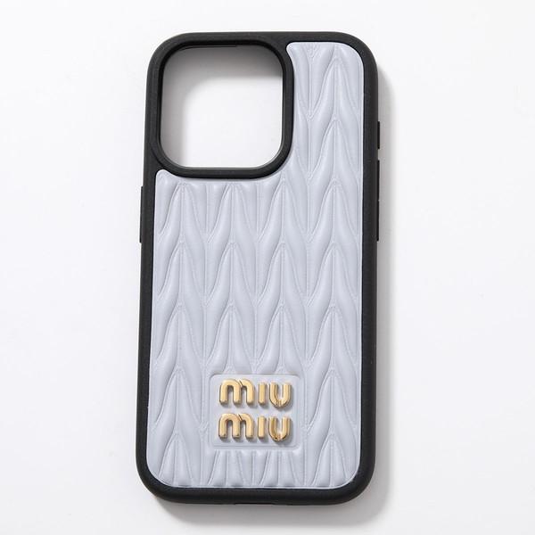 miu miu（ミュウミュウ） iPhone 15 Pro 専用ケース 5ZH181 2FPP