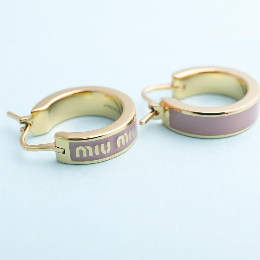 ♡ さん専用ページ miumiuフープピアス 楽天市場】MIUMIU ミュウミュウ フープピアス 5IO103 2F6T レディース