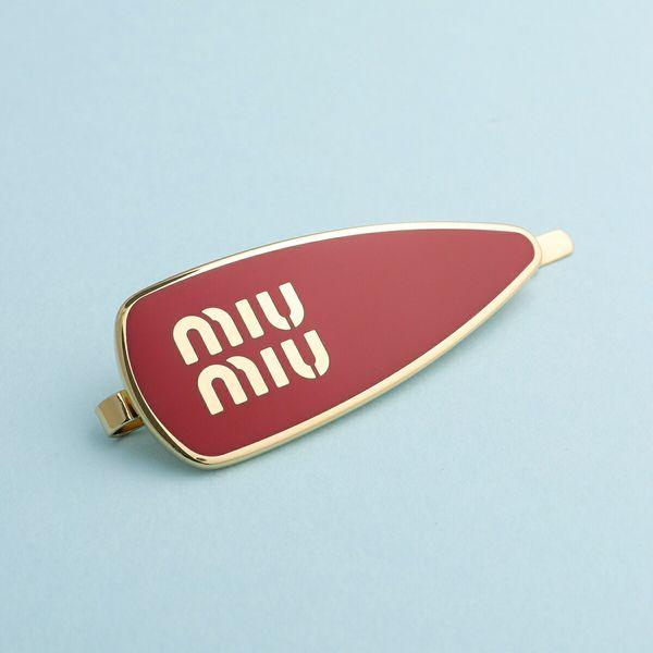 miu MIUMIU ミュウミュウ ヘアピン 5IF147 2F6T レディース ロゴ miu MIUMIU ミュウミュウ ヘアピン 5IF147 2F6T レディース ロゴ