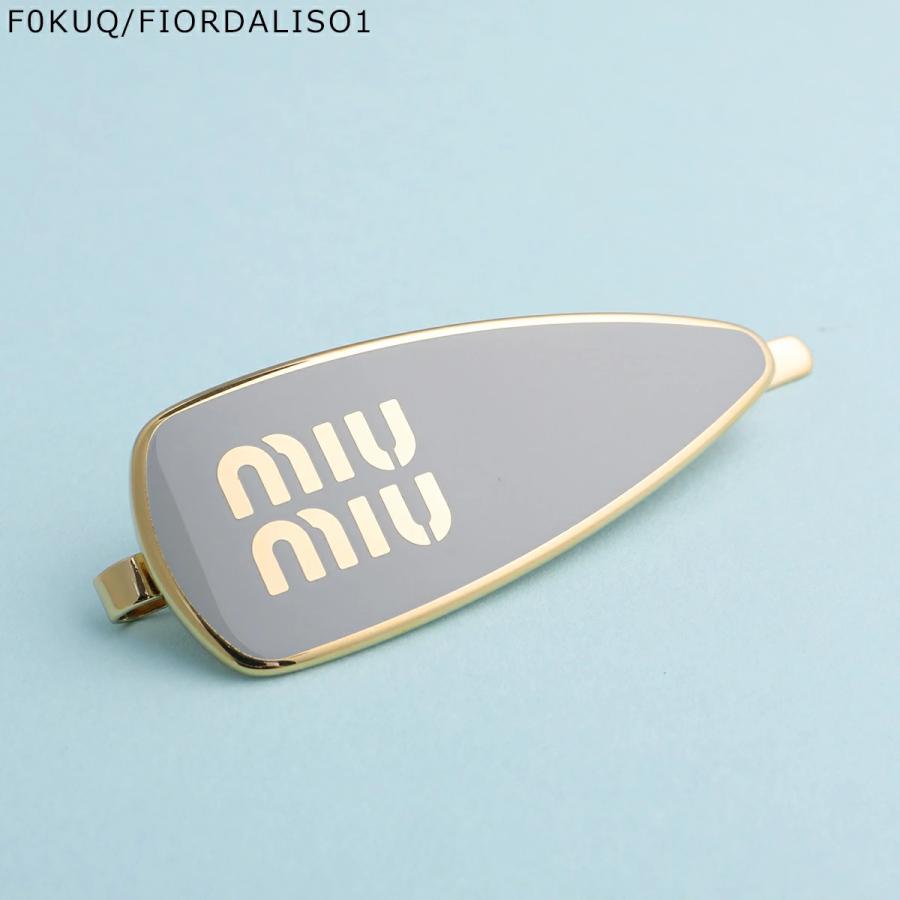 miu miu（ミュウミュウ） ヘアピン 5IF147 2F6T レディース ロゴ ヘア