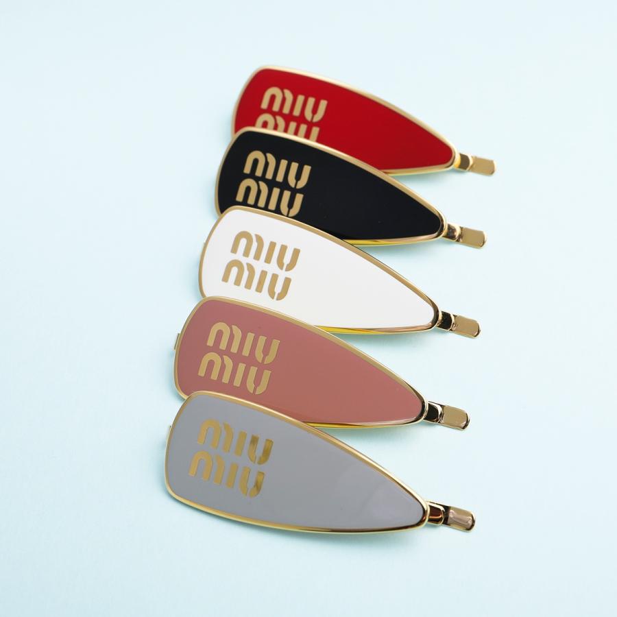 miu MIUMIU ミュウミュウ ヘアピン 5IF147 2F6T レディース ロゴ miu MIUMIU ミュウミュウ ヘアピン 5IF147 2F6T レディース ロゴ