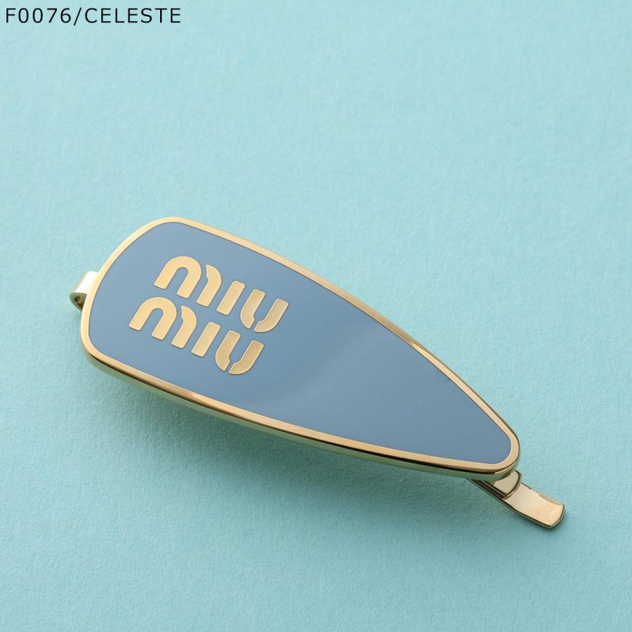 miu miu（ミュウミュウ） ヘアピン 5IF147 2F6T レディース ロゴ ヘア