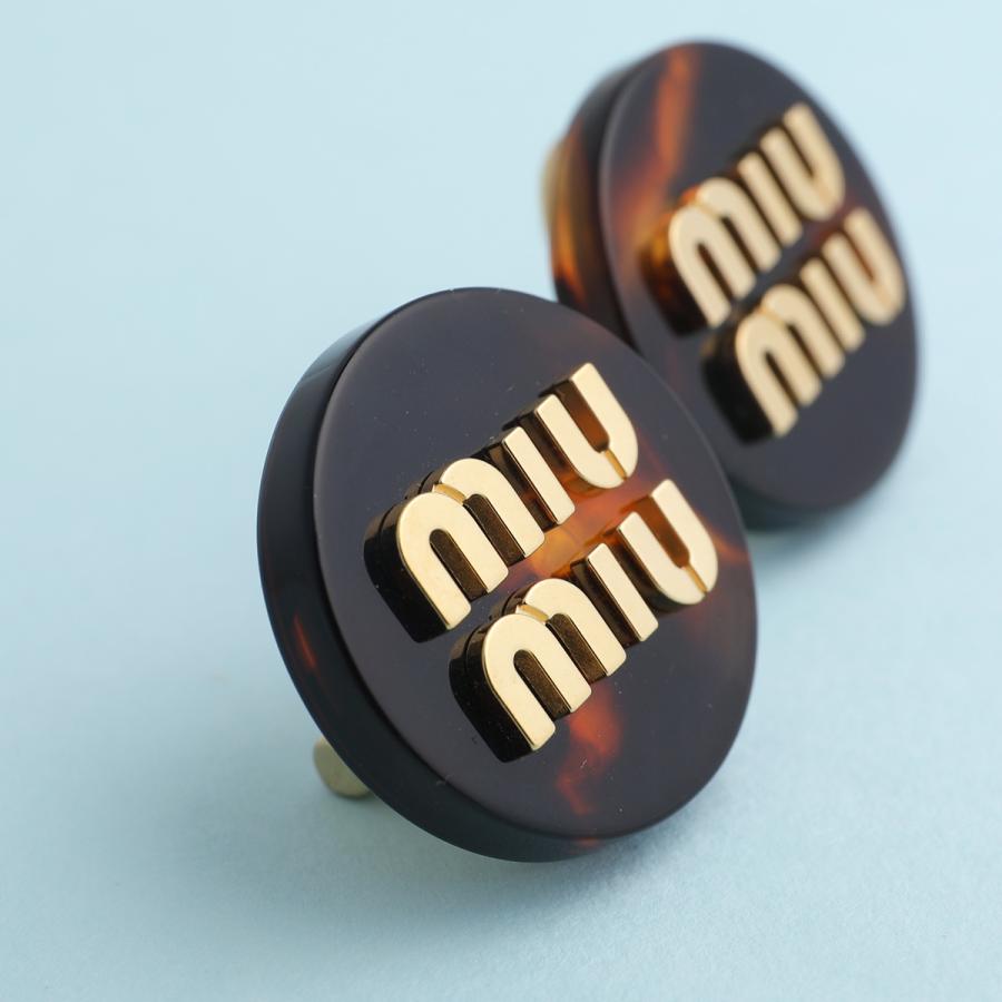 miu MIUMIU ミュウミュウ イヤリング 5IO104 2CPX レディース