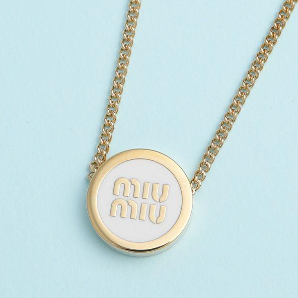 miu miu（ミュウミュウ） ネックレス 5IC096 2F6T レディース ロゴ