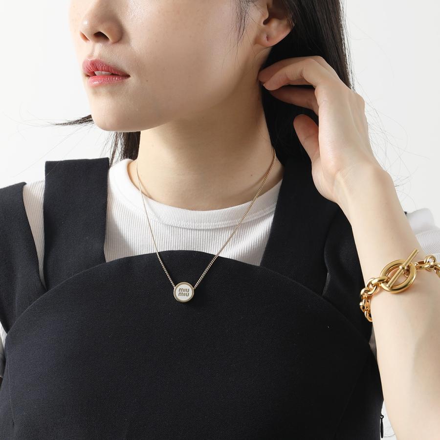 miu miu（ミュウミュウ） ネックレス 5IC096 2F6T レディース ロゴ