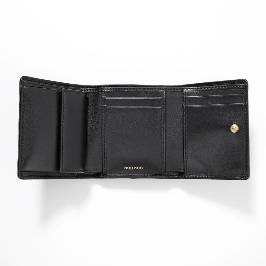 miu miu（ミュウミュウ） 三つ折り財布 MATELASSE マテラッセ 5MH033