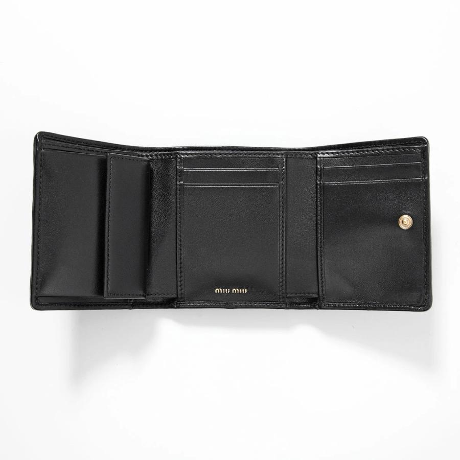 miu miu（ミュウミュウ） 三つ折り財布 MATELASSE マテラッセ 5MH033
