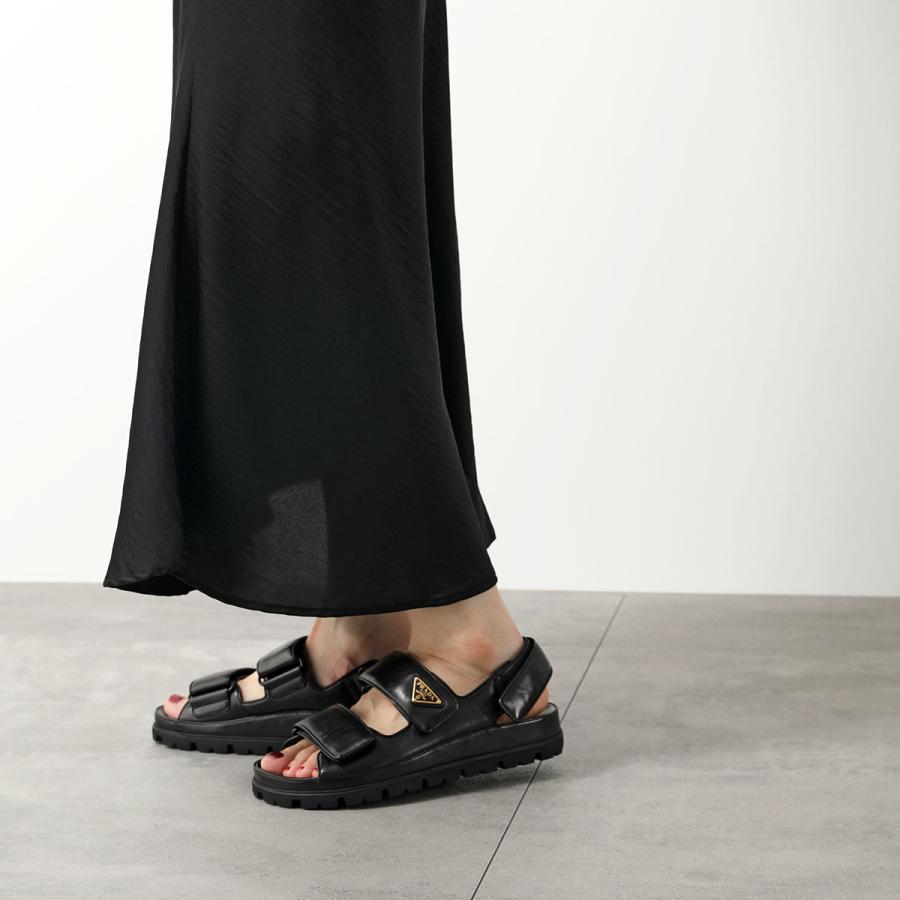 PRADA プラダ フラットサンダル 1X416N 038 レディース ナッパ PRADA プラダ フラットサンダル 1X416N 038 レディース ナッパ