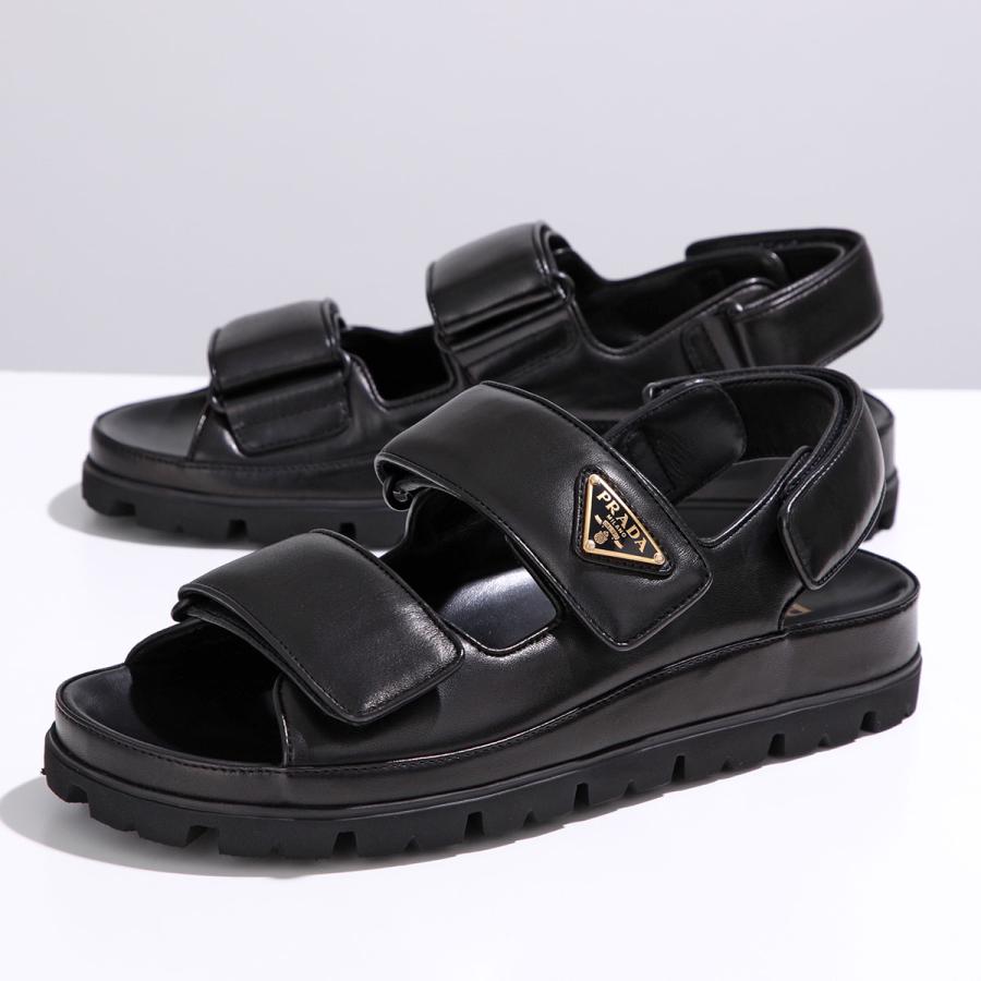 PRADA プラダ フラットサンダル 1X416N 038 レディース ナッパ PRADA プラダ フラットサンダル 1X416N 038 レディース ナッパ