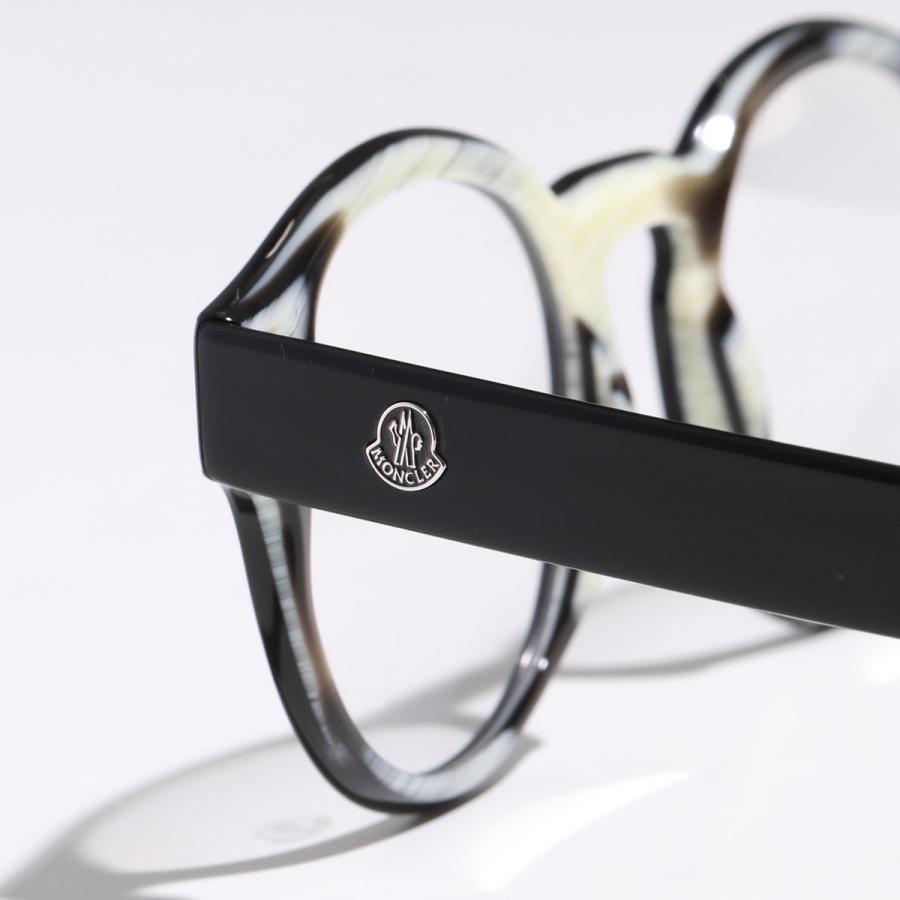 MONCLER モンクレール メガネ ML5122 メンズ ボストン型 ロゴ MONCLER モンクレール メガネ ML5122 メンズ ボストン型 ロゴ