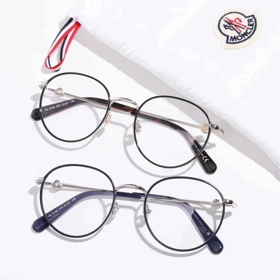 MONCLER モンクレール メガネ ML5135 レディース ウェリントン型 