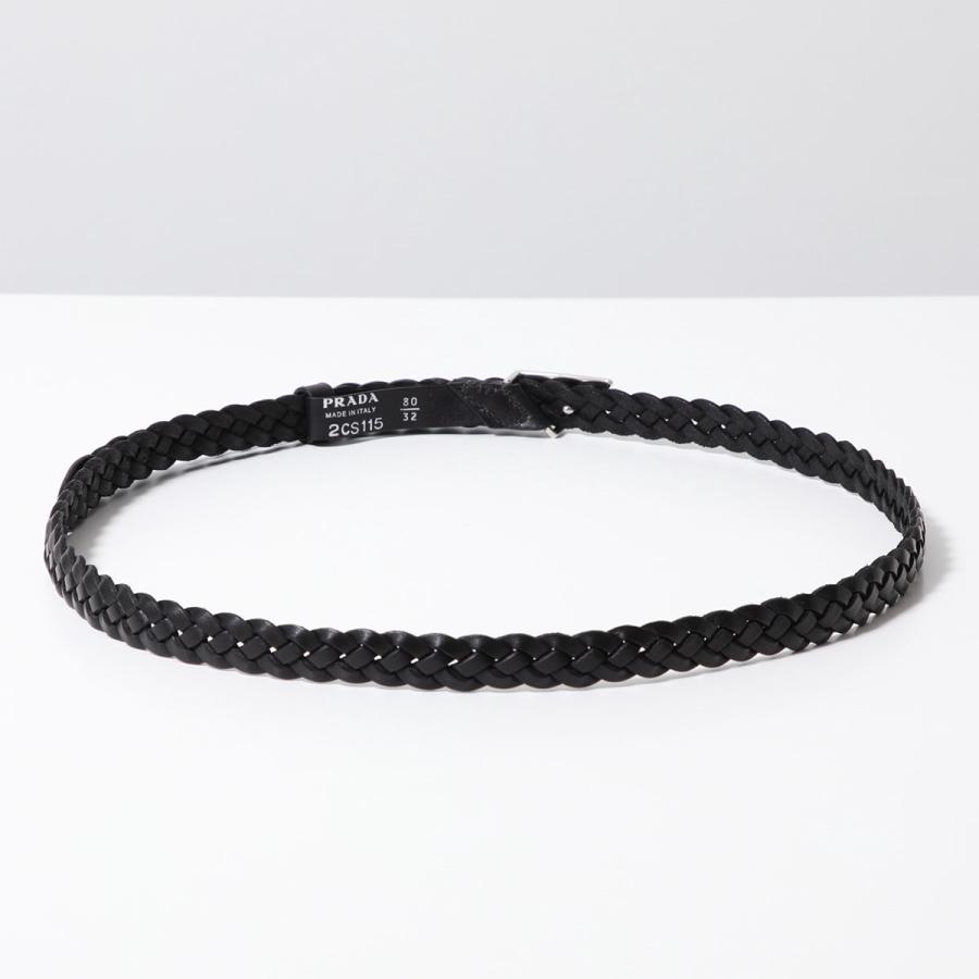 PRADA（プラダ） ベルト 2CS115 2A7P メンズ エナメルメタル