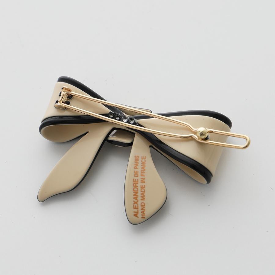 アレクサンドルドゥパリ ヘアアクセサリー　ホワイトリボン ALEXANDRE DE PARIS（アレクサンドル ドゥ パリ） アレクサンドル ドゥ