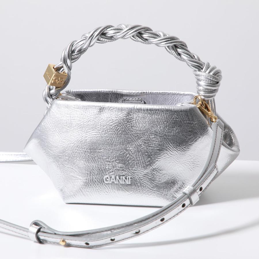 GANNI ガニー ショルダーバッグ Bou Bag Mini Metallic A6595 GANNI ガニー ショルダーバッグ Bou Bag Mini Metallic A6595
