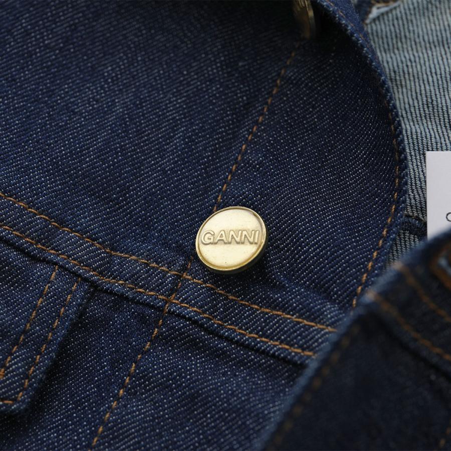 GANNI（ガニー） ワンピース J1439 6768 レディース 半袖 デニムドレス