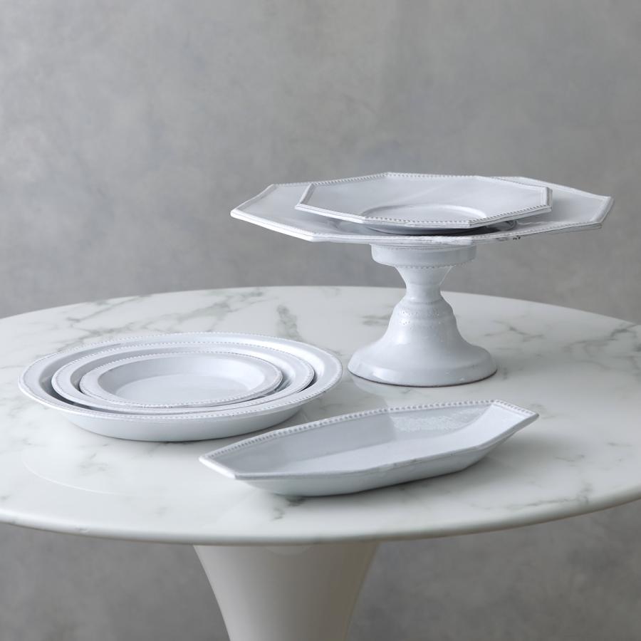 Astier de Villatte アスティエ・ド・ヴィラット スーププレート Small Perles Octagonal Soup Plate ASCPRL20 陶器 食器 皿 【返品交換不可】の画像