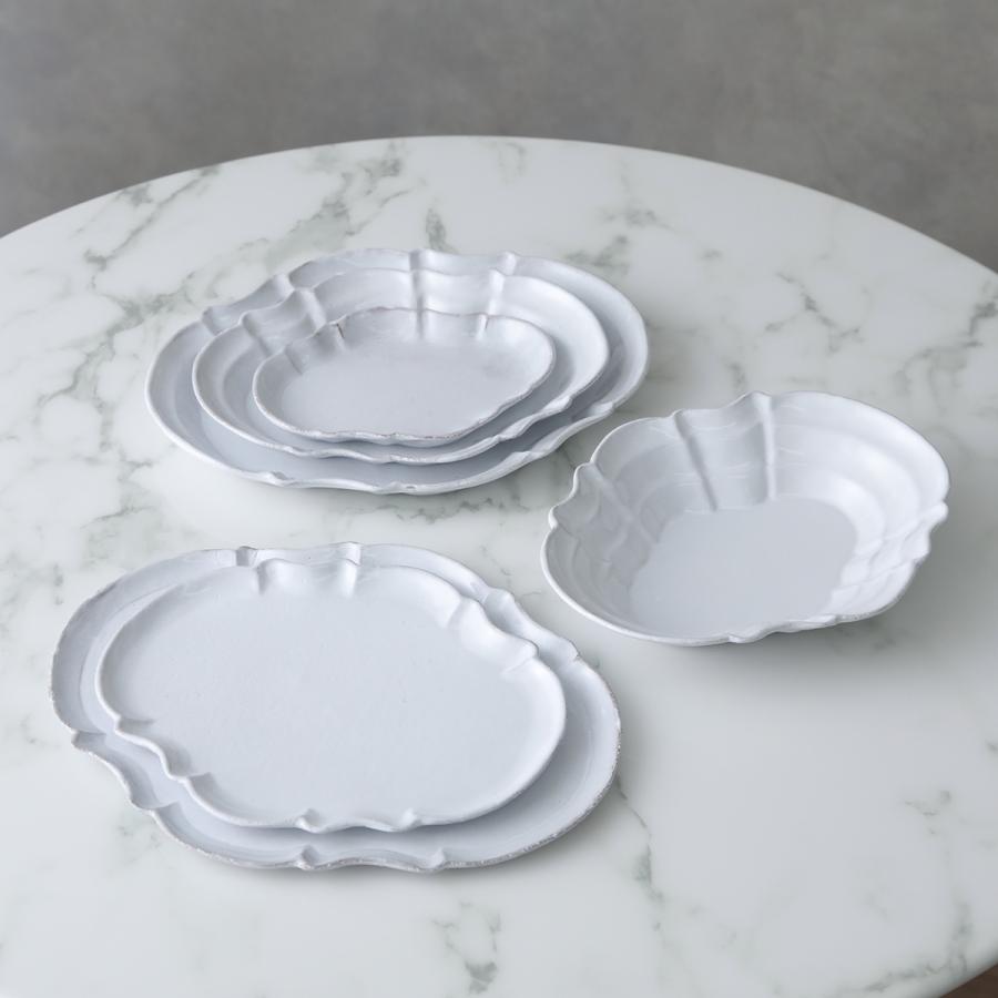 Astier de Villatte アスティエ・ド・ヴィラット プレート Medium Rome Plate ASPROM2 陶器 食器 皿 プレート 【返品交換不可】の画像