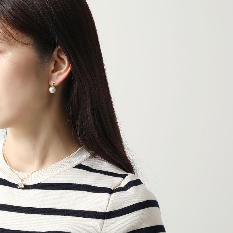 CELINE セリーヌ ピアス PERLS EARRINGS 460TZ6BPE.01GI CELINE セリーヌ ピアス PERLS EARRINGS 460TZ6BPE.01GI
