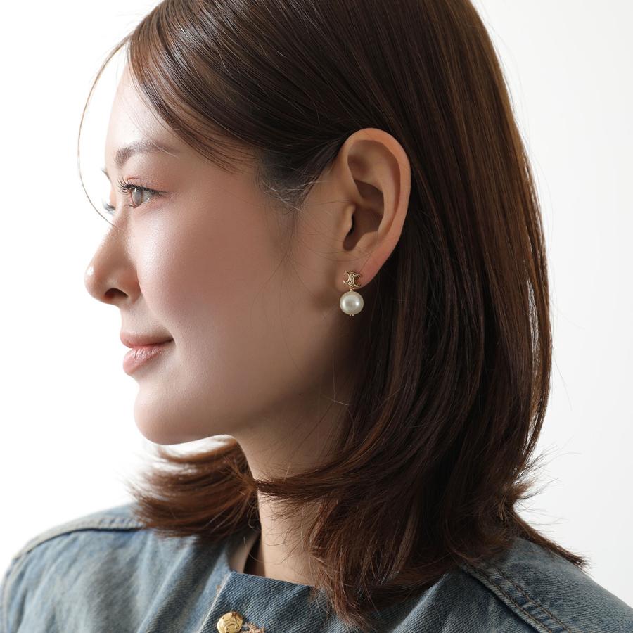 CELINE（セリーヌ） ピアス PERLS EARRINGS 460TZ6PRB.01GI レディース