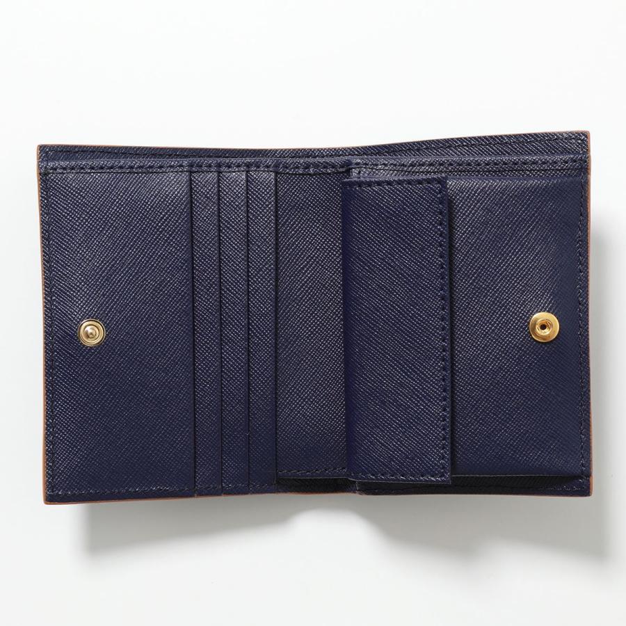 (美品)MARNI二つ折り財布　ネイビーPFMOQ14U26 MARNI（マルニ） 二つ折り財布 PFMOQ14U26 LV520 メンズ サフィアーノ