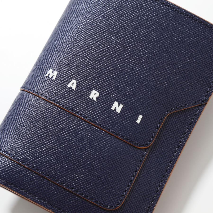 MARNI（マルニ） 二つ折り財布 PFMOQ14U26 LV520 メンズ サフィアーノ