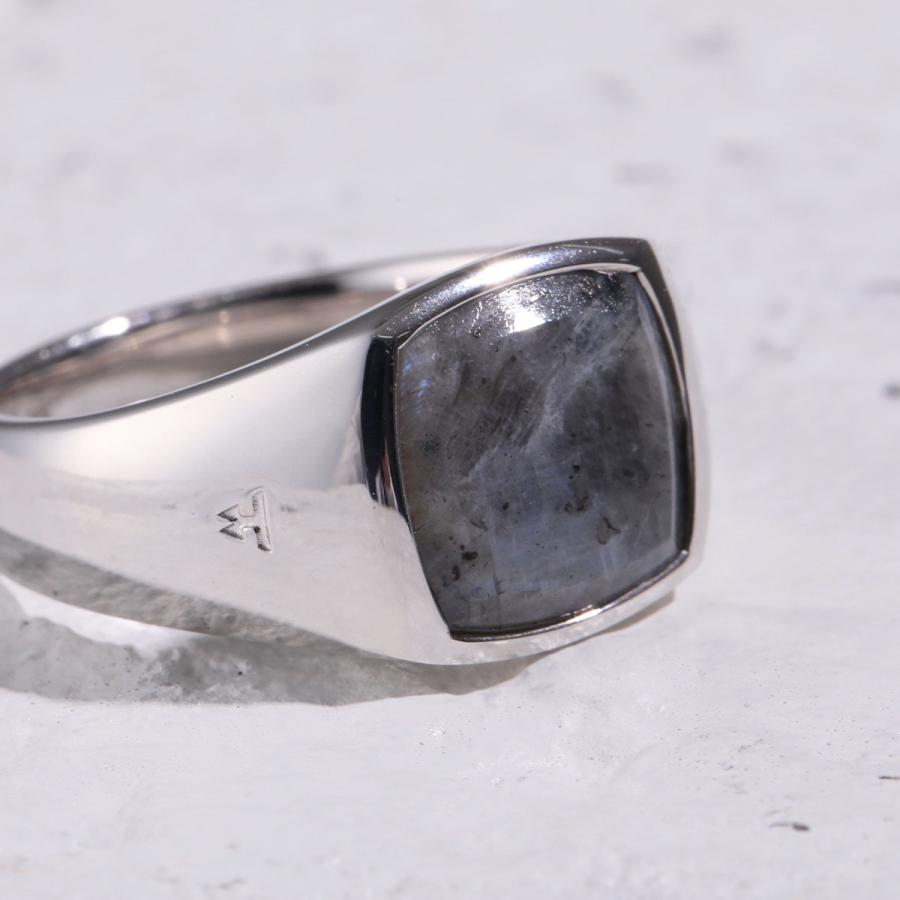 TOMWOOD トムウッド リング メンズ Kay Ring Larvikite ケイ ラルビカイト 101277 101505  指輪 シルバー925 アクセサリー シルバーの画像
