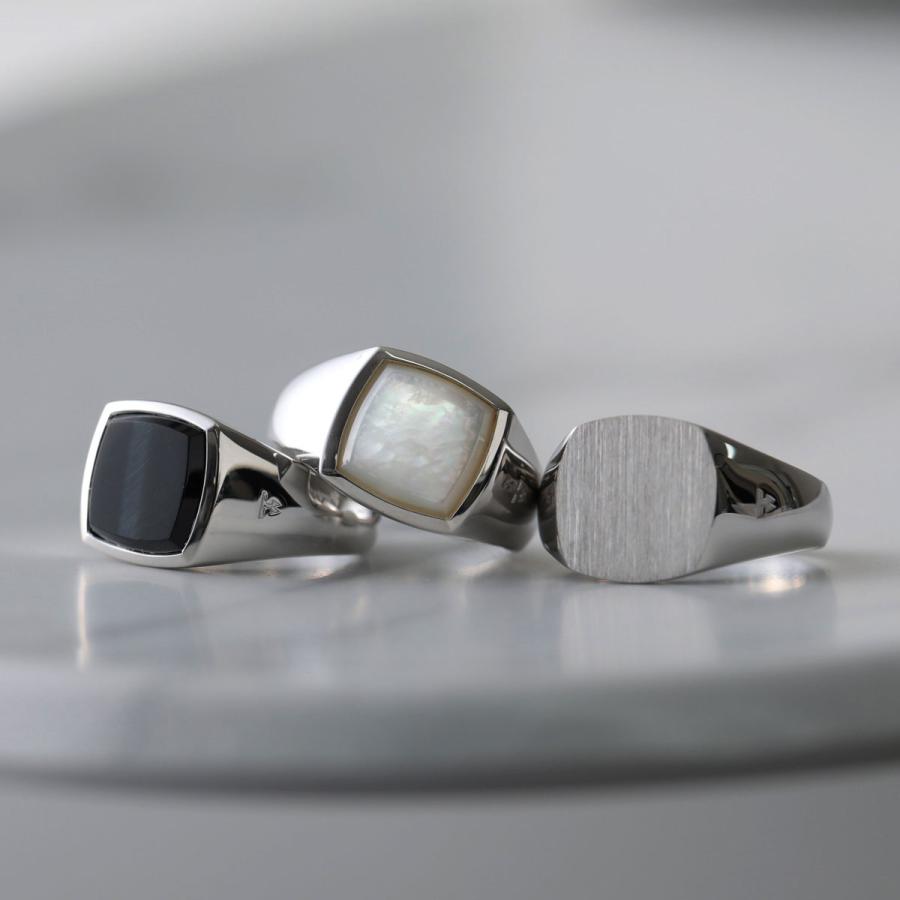 TOM WOOD（トムウッド） リング メンズ Kay Ring Larvikite ケイ