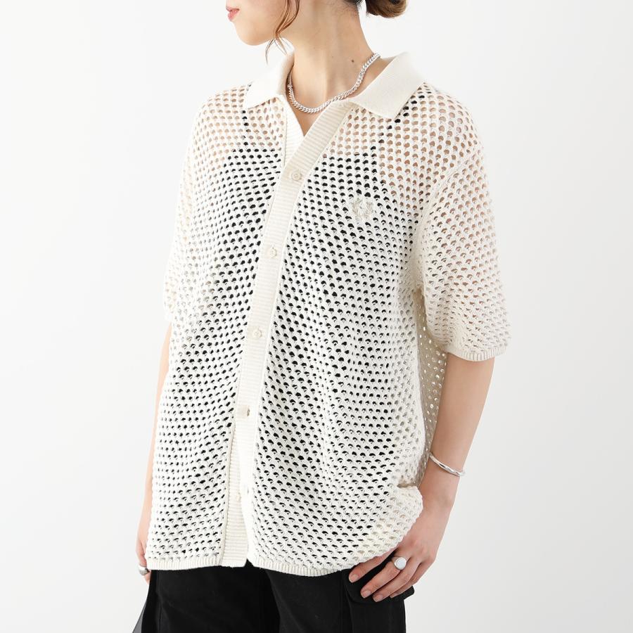 FRED PERRY（フレッドペリー） ニットポロシャツ LACE BUTTON THROUGH