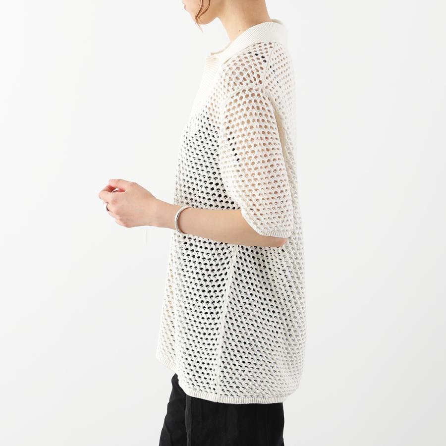 FRED PERRY（フレッドペリー） ニットポロシャツ LACE BUTTON THROUGH
