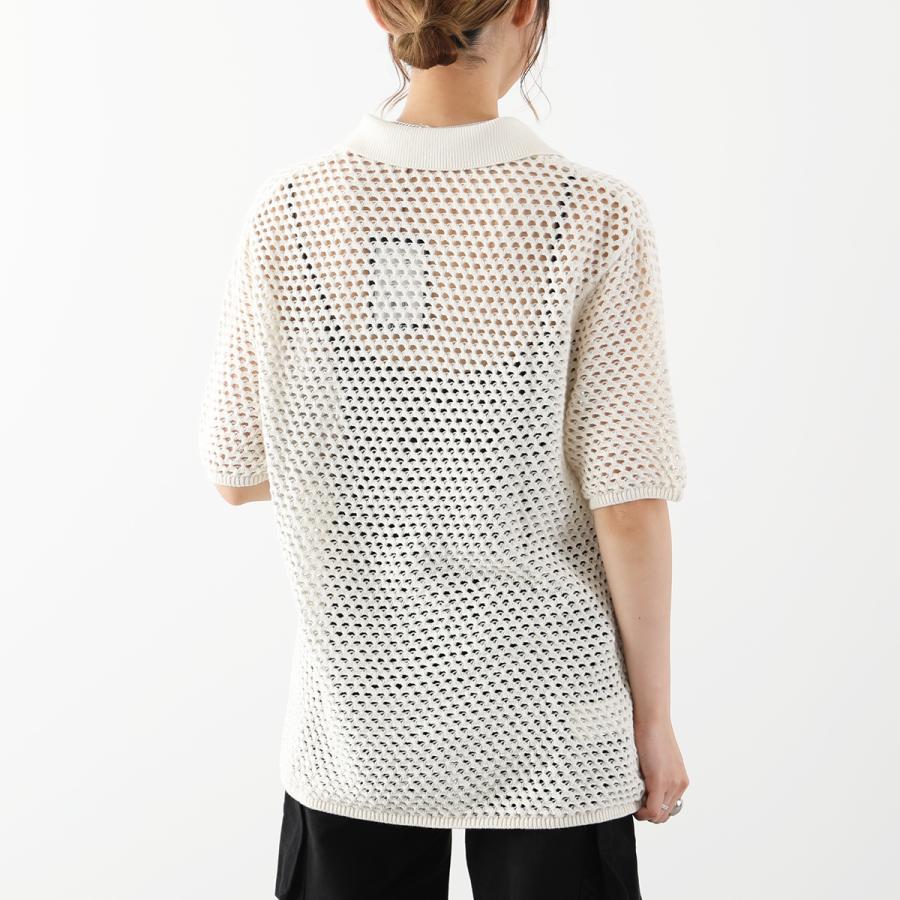 FRED PERRY（フレッドペリー） ニットポロシャツ LACE BUTTON THROUGH