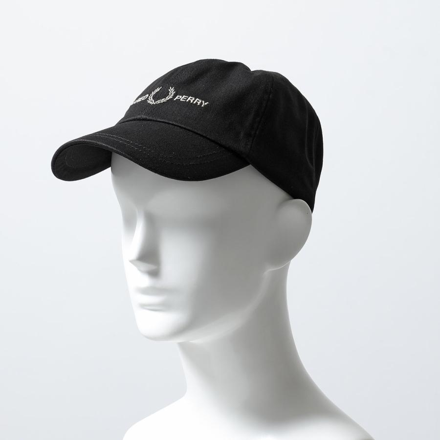 FRED PERRY キャップ HW4630 ブラック FRED PERRY（フレッドペリー） キャップ GRAPHIC BRANDED TWILL CAP