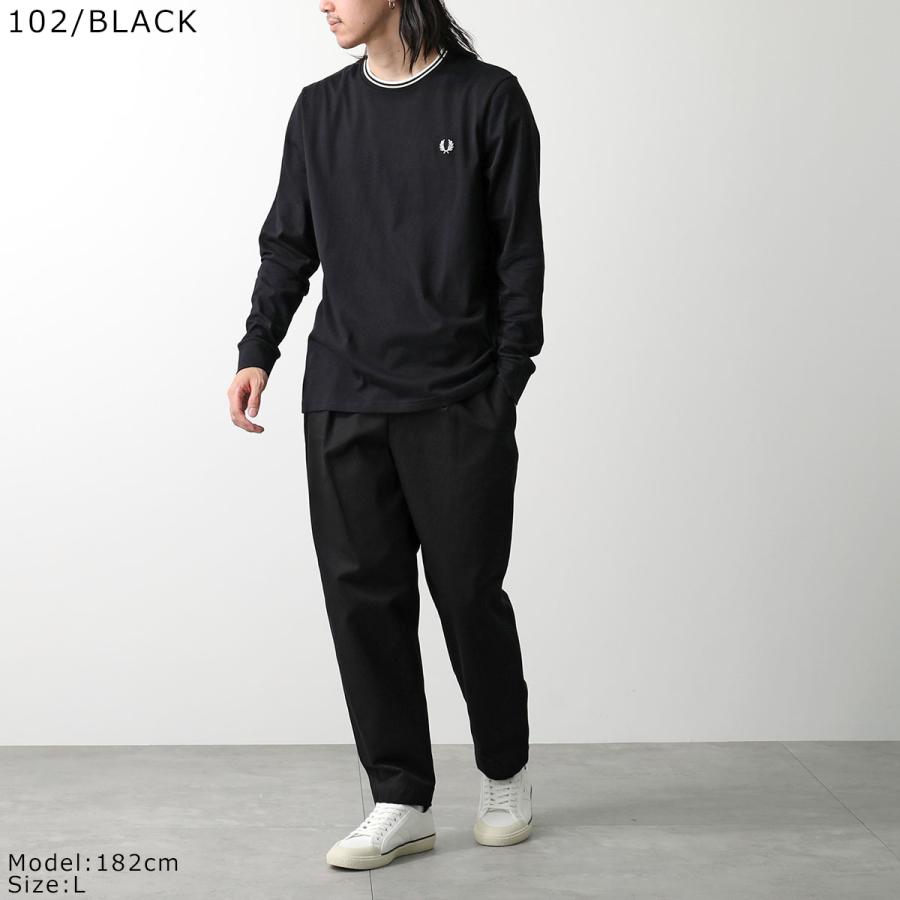 FRED PERRY フレッドペリー Tシャツ Twin Tipped Long Sleeve T FRED PERRY フレッドペリー Tシャツ Twin Tipped Long Sleeve T