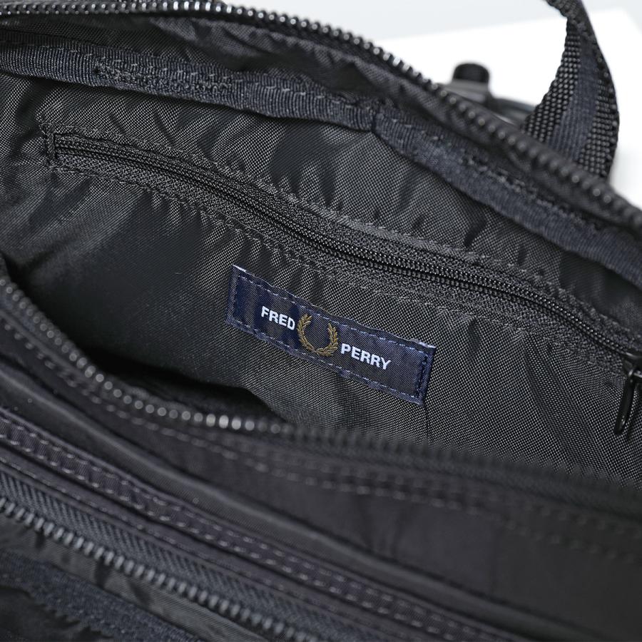 FRED PERRY（フレッドペリー） ボディバッグ Nylon Twill Leather