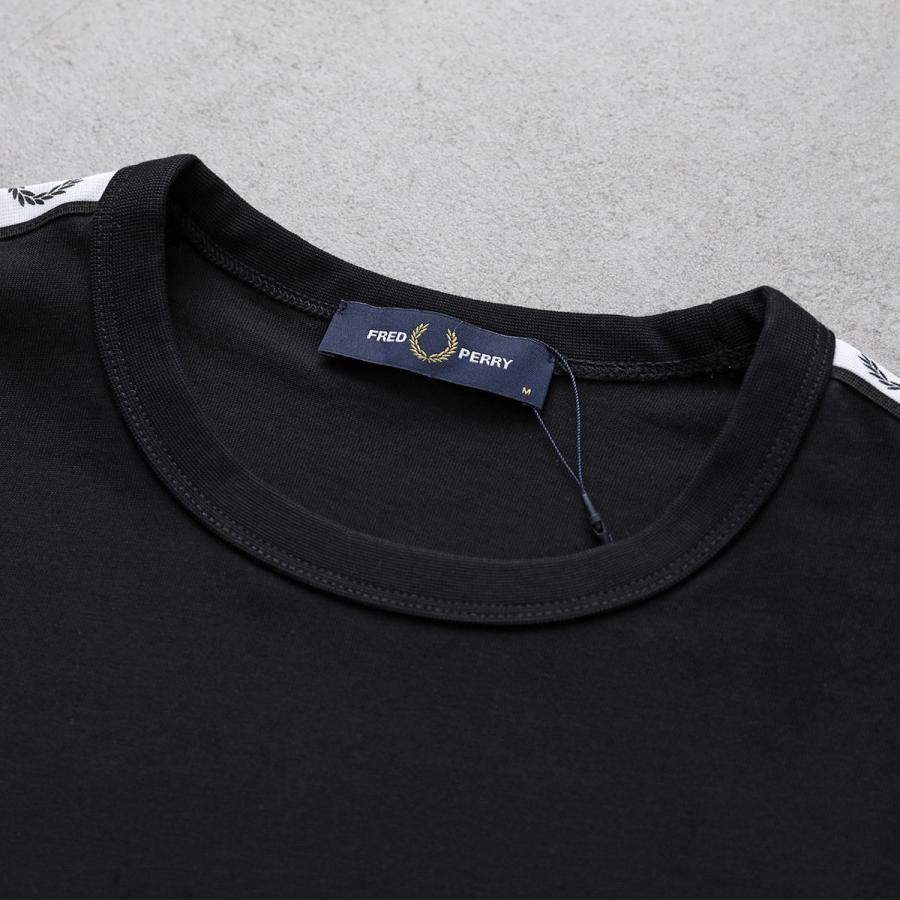 FRED PERRY フレッドペリー M4621 ロンT カットソー ネイビー FRED PERRY（フレッドペリー） テープド ロング スリーブ Tシャツ