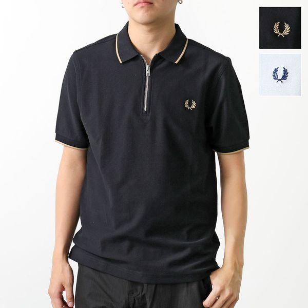 FRED PERRY（フレッドペリー） ポロシャツ Crepe Pique Zip Neck Polo