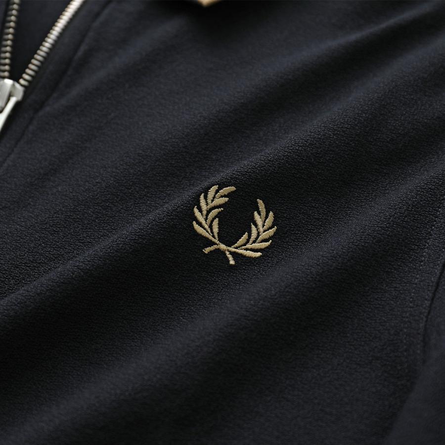 FRED PERRY（フレッドペリー） ポロシャツ Crepe Pique Zip Neck Polo