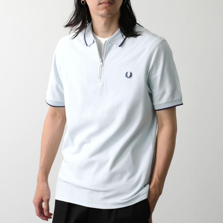 FRED PERRY（フレッドペリー） ポロシャツ Crepe Pique Zip Neck Polo