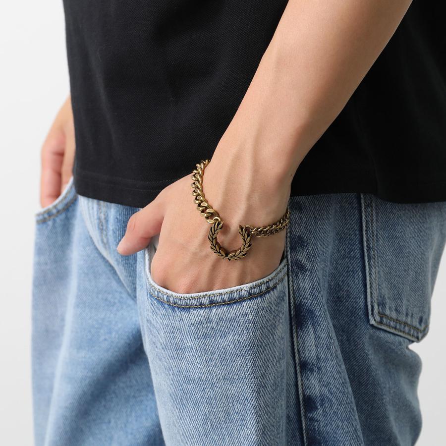 FRED PERRY フレッドペリー ブレスレット DBL CHUNKY LAUREL WR FRED PERRY フレッドペリー ブレスレット DBL CHUNKY LAUREL WR